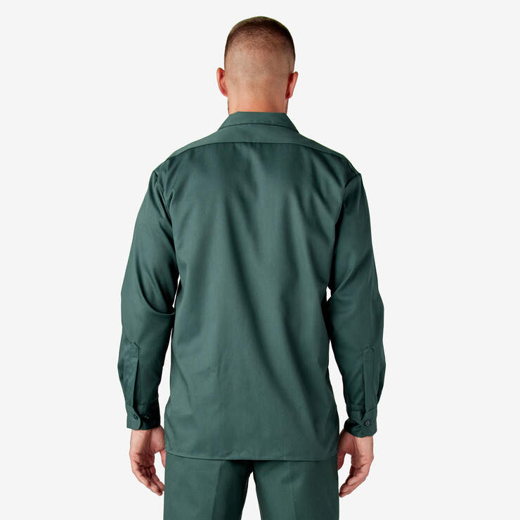 Dickies Mens Long Sleeve Twill Work Shirt Workwear - 574 - New - Picture 11 of 19