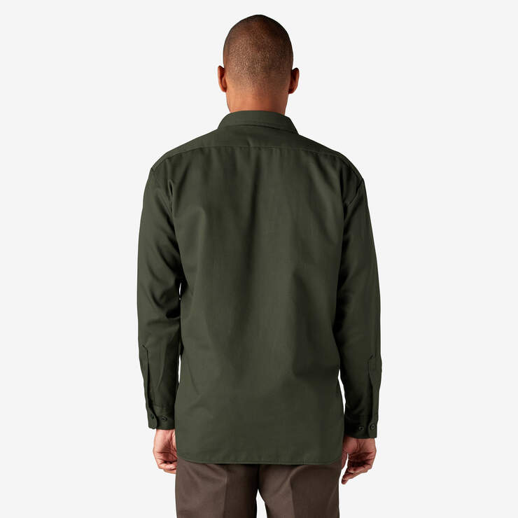 Dickies Mens Long Sleeve Twill Work Shirt Workwear - 574 - New - Picture 17 of 19