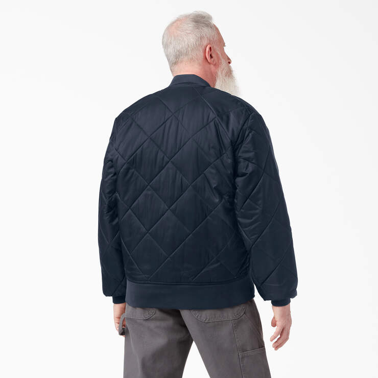 Dickies Mens Diamond Quilted Jacket Full Zip Coat - A875X - New