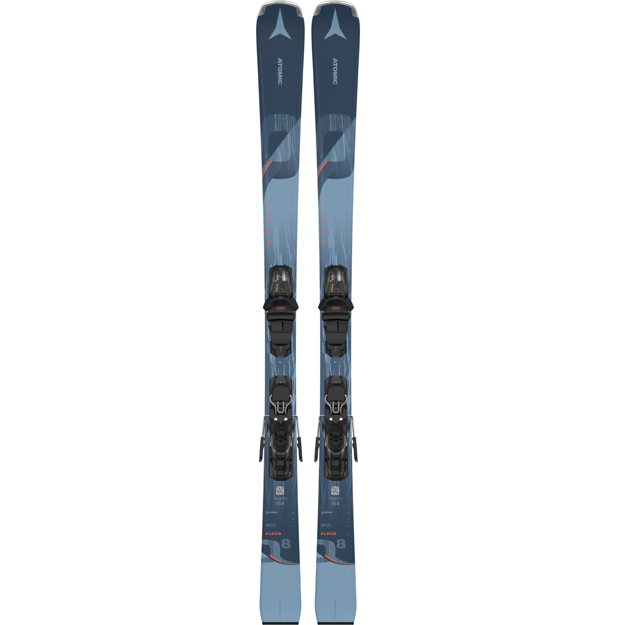 Atomic Womens Cloud Q8 Skis w/M10 GW Bindings - NEW - Pick Size | eBay