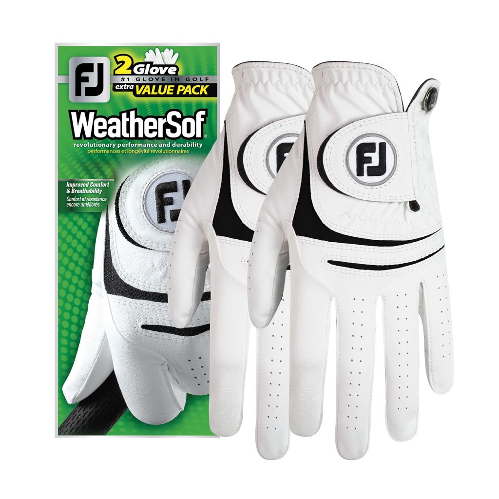 FootJoy Mens Weathersof Golf Glove (2-Pack) - New