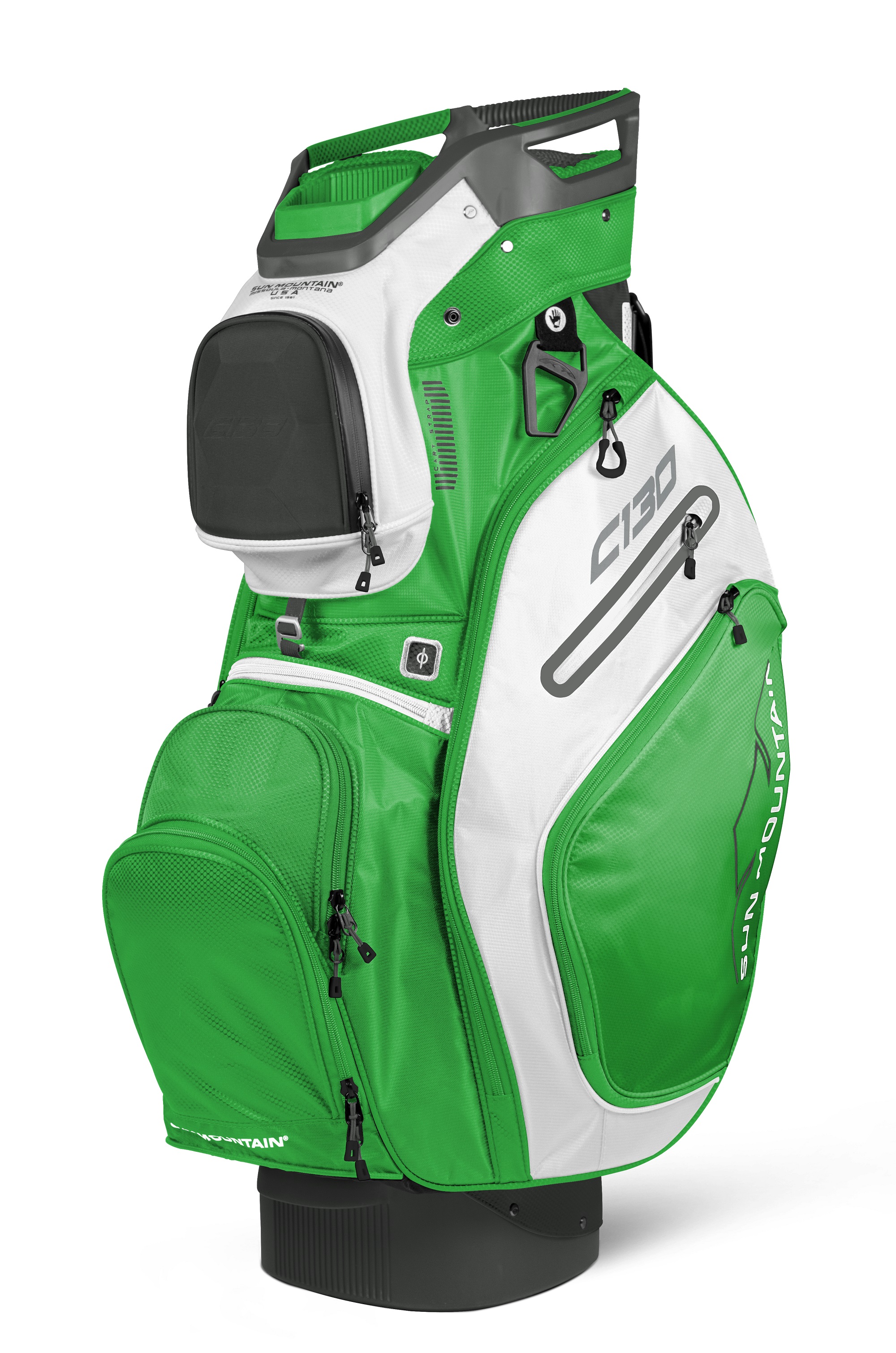 מועדון גולף שקיות SUN MOUNTAIN C130 CART GOLF BAG MENS NEW 2018 14 FULL LENGTH DIVIDERS