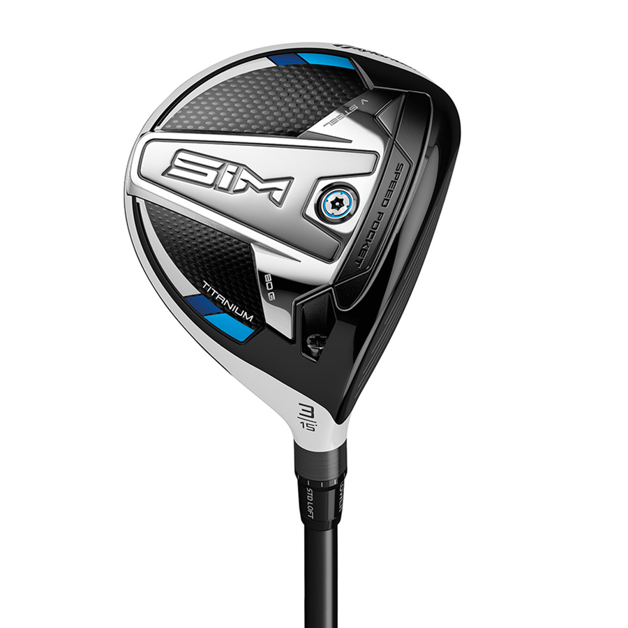 Taylormade Mens Sim Ti #5 Fairway Wood 19 Loft Regular Flex Left