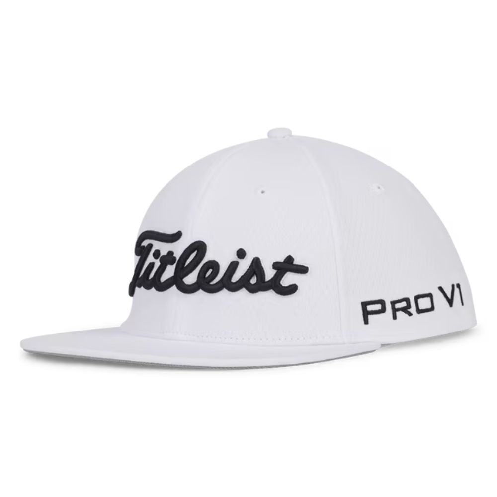 Titleist Mens Tour Elite Flat Bill Hat Snapback Cap - New