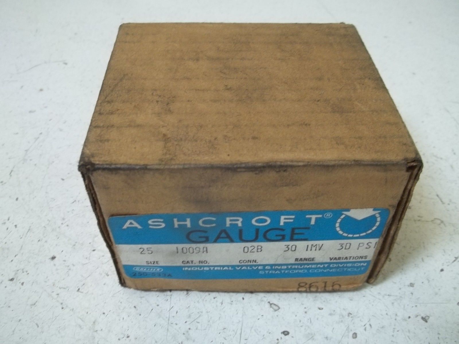 Ashcroft 45-1279-AS-02L-30# 30PSI NSMP