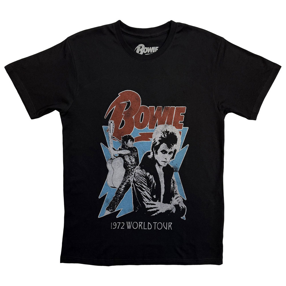Maglietta David Bowie Aladdin Sane - Skinny Fit Donna, Ufficiale, Nuova, Con Stampa Occhio Flash