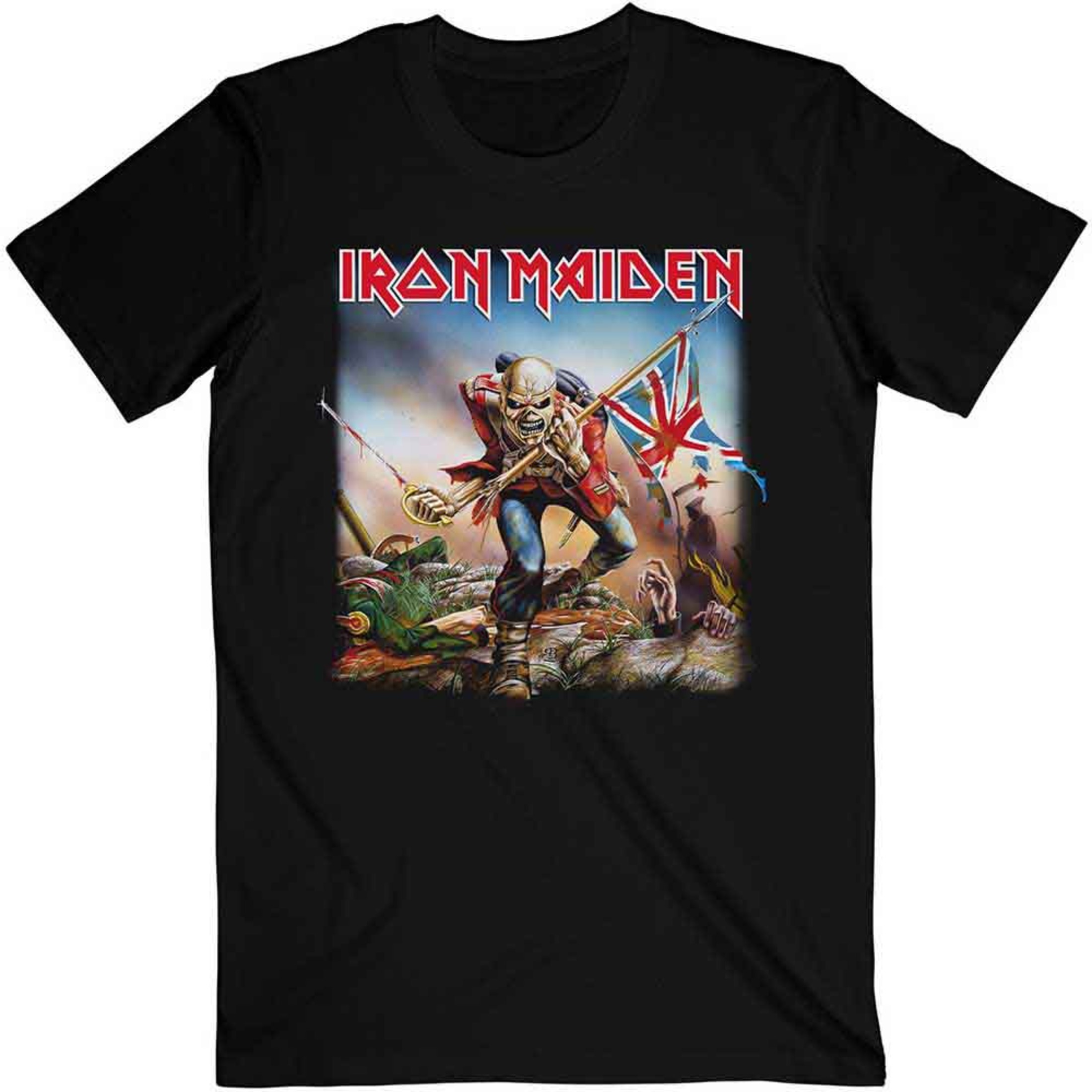 Camiseta Oficial Iron Maiden Libro de Almas Trooper Killers Tour Banda Logo Para Hombre - Imagen 36 de 41