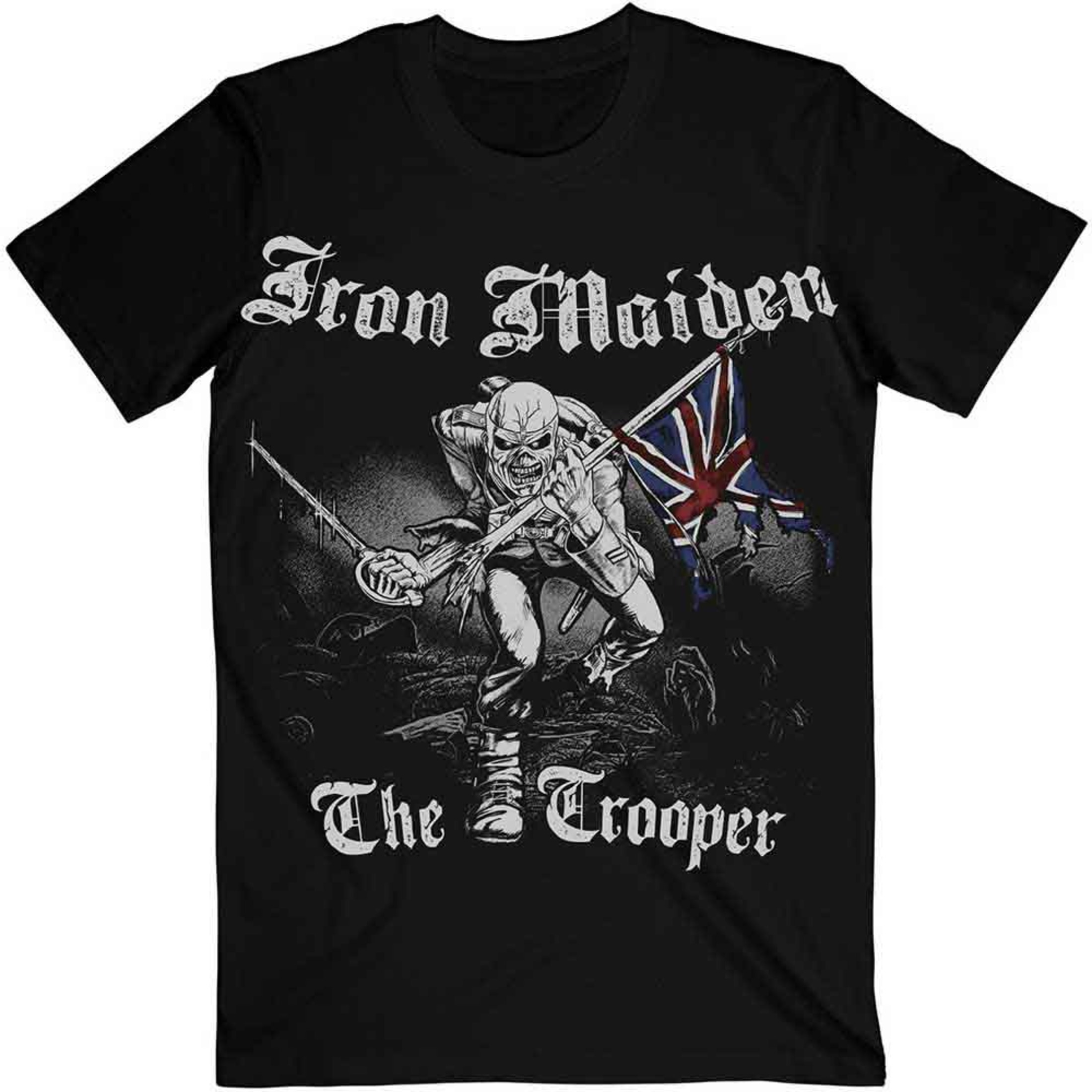 Camiseta Oficial Iron Maiden Libro de Almas Trooper Killers Tour Banda Logo Para Hombre - Imagen 32 de 41