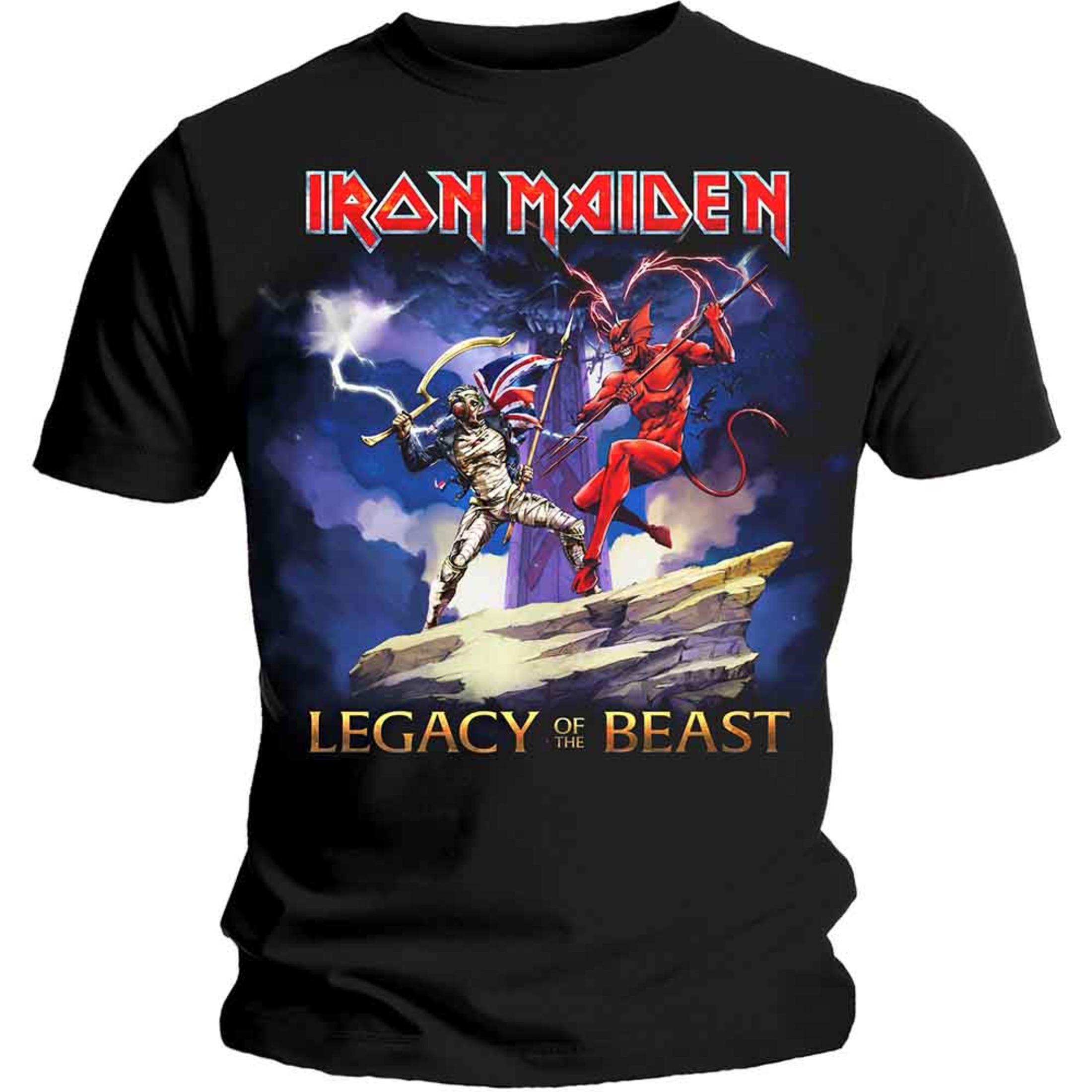 Camiseta Oficial Iron Maiden Libro de Almas Trooper Killers Tour Banda Logo Para Hombre - Imagen 20 de 41