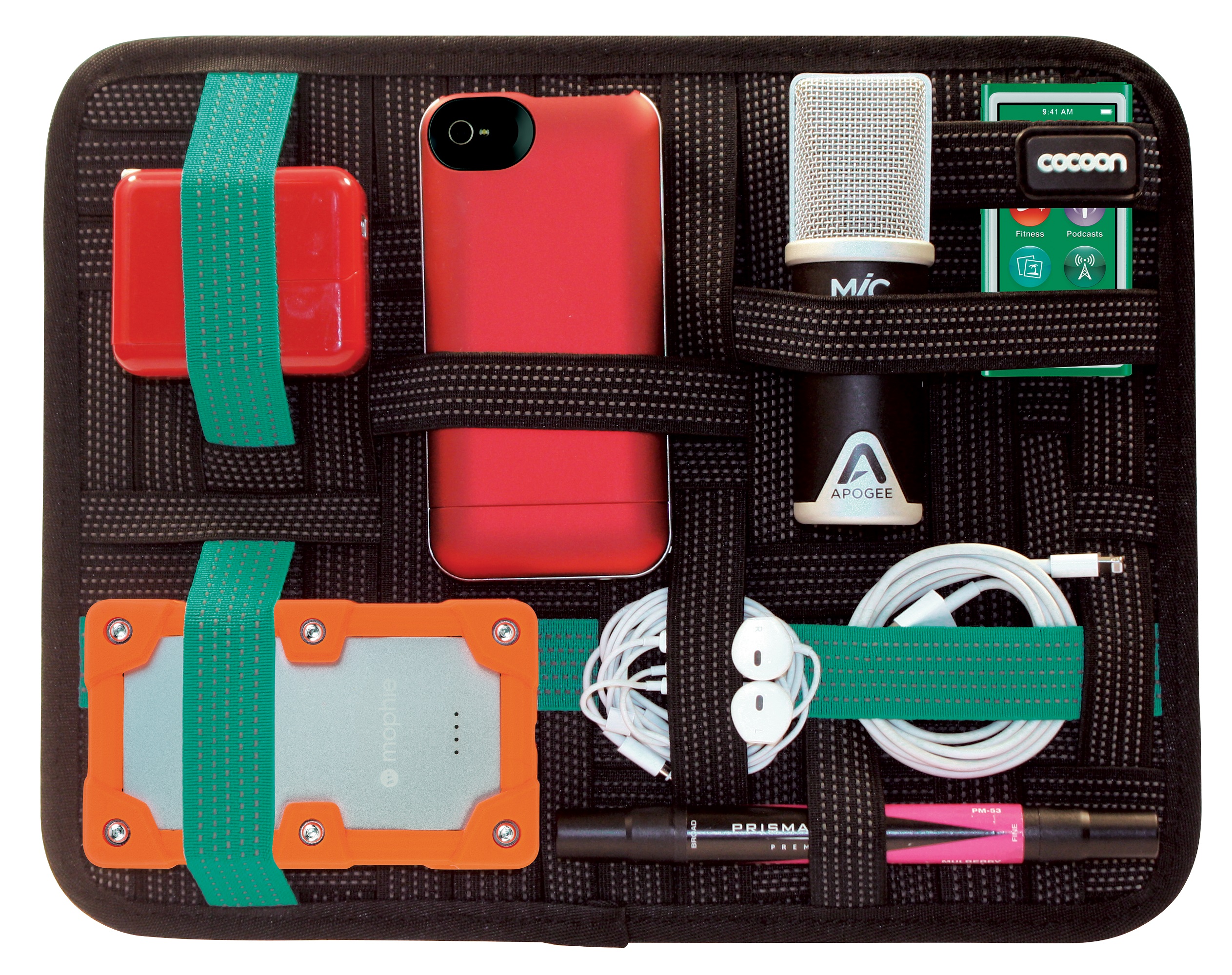 Nuevo Organizador de Accesorios Bolsa Cocoon 11° con Bolsillo para Tableta Negro - Imagen 2 de 8