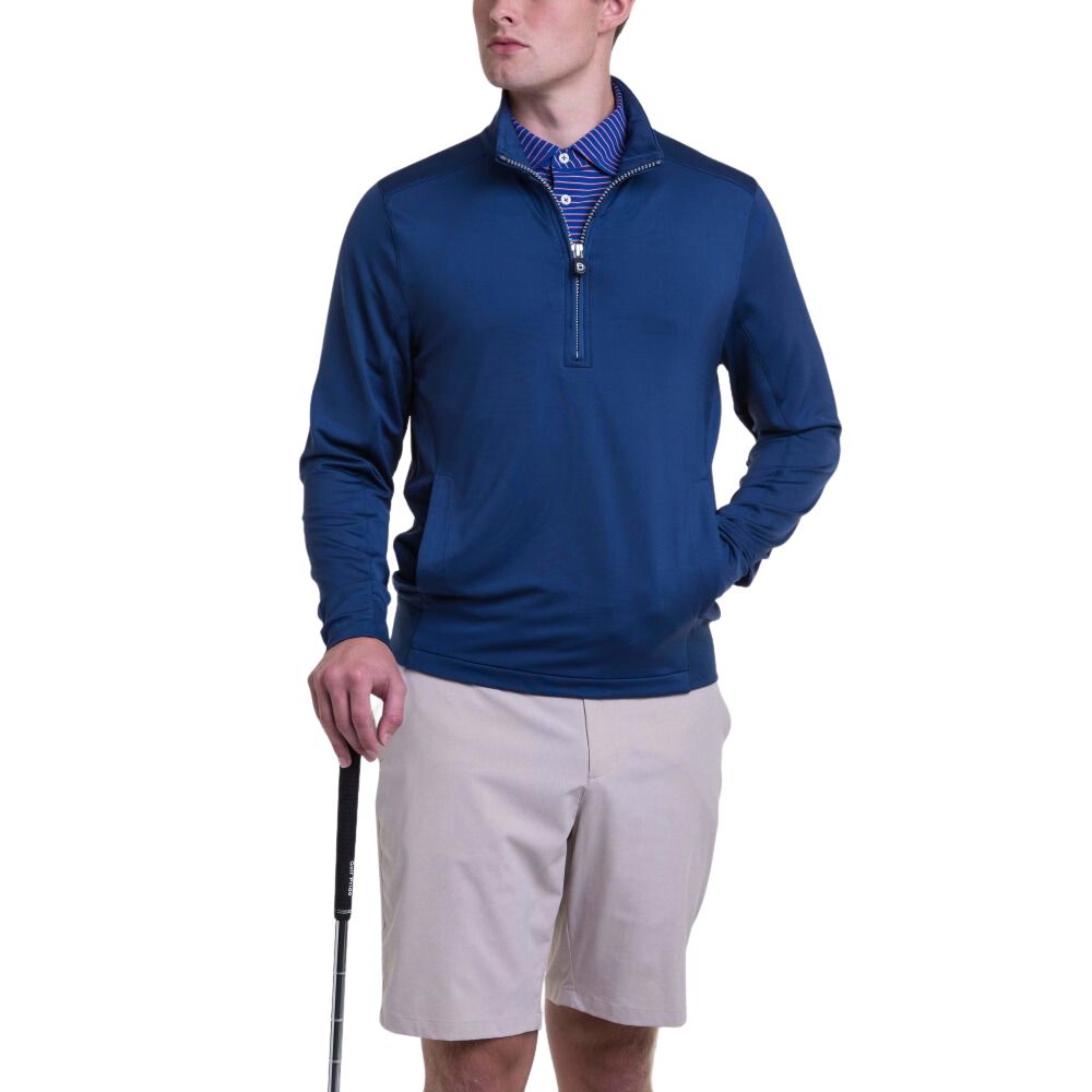 Многослойный пуловер для гольфа B. Draddy Mens Sport Blair на молнии 1/2 - BDSL00 - Новый
