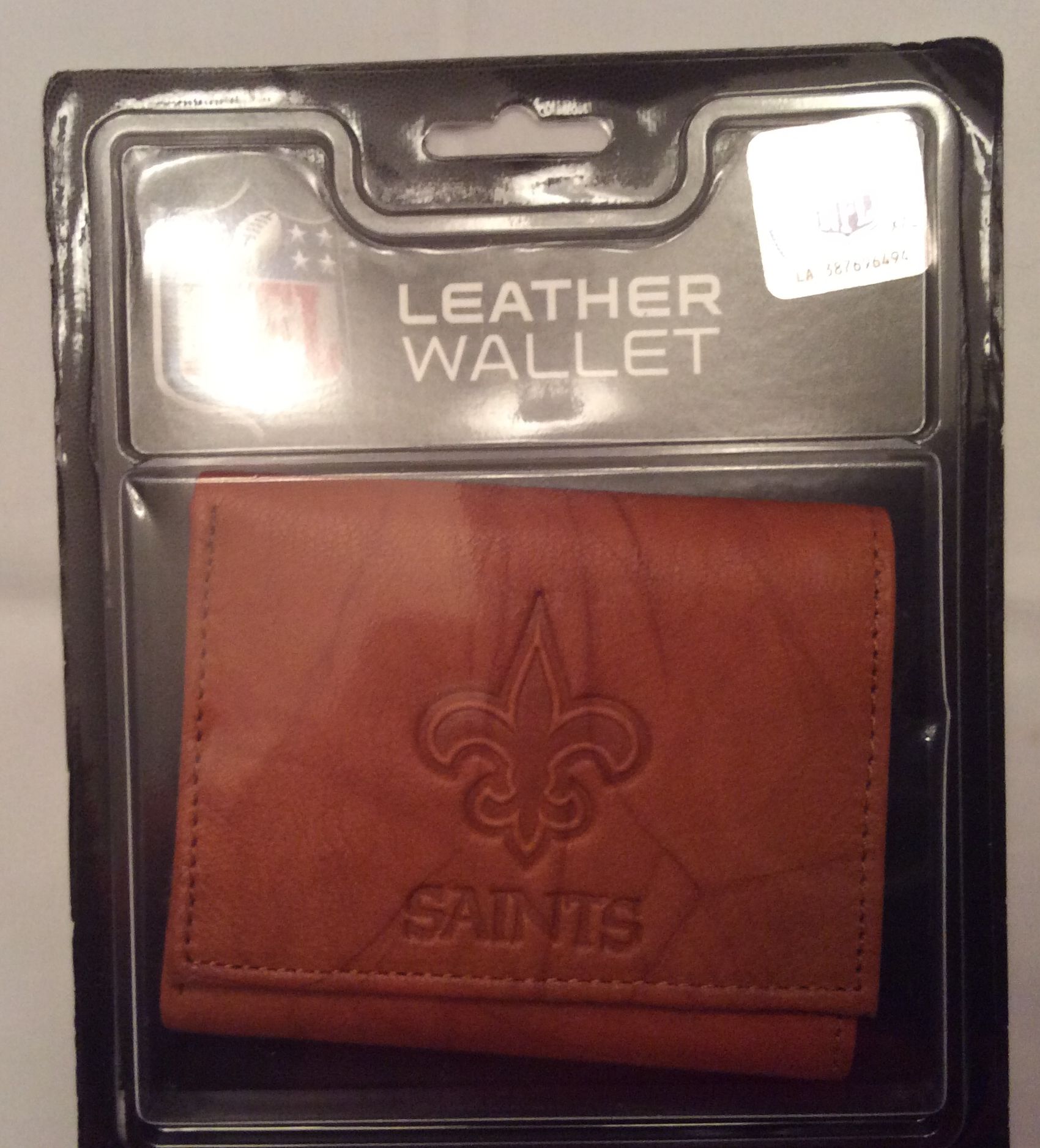 Official NFL Leather Wallet TriFold Embossed Choose Your Team - Picture 12 of 18