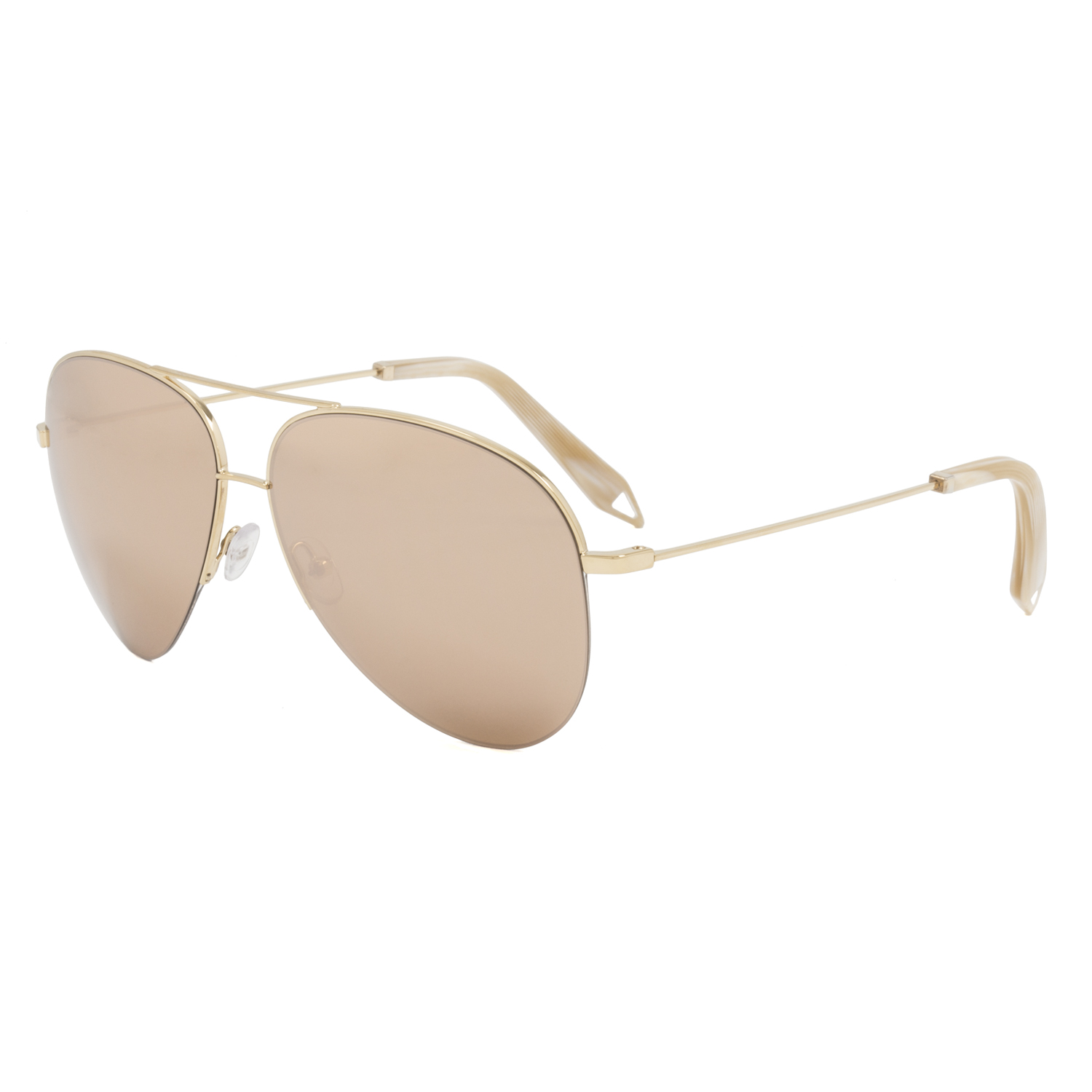 Victoria Beckham VBS90 Aviator Sunglasses C8 Gold Frame ...