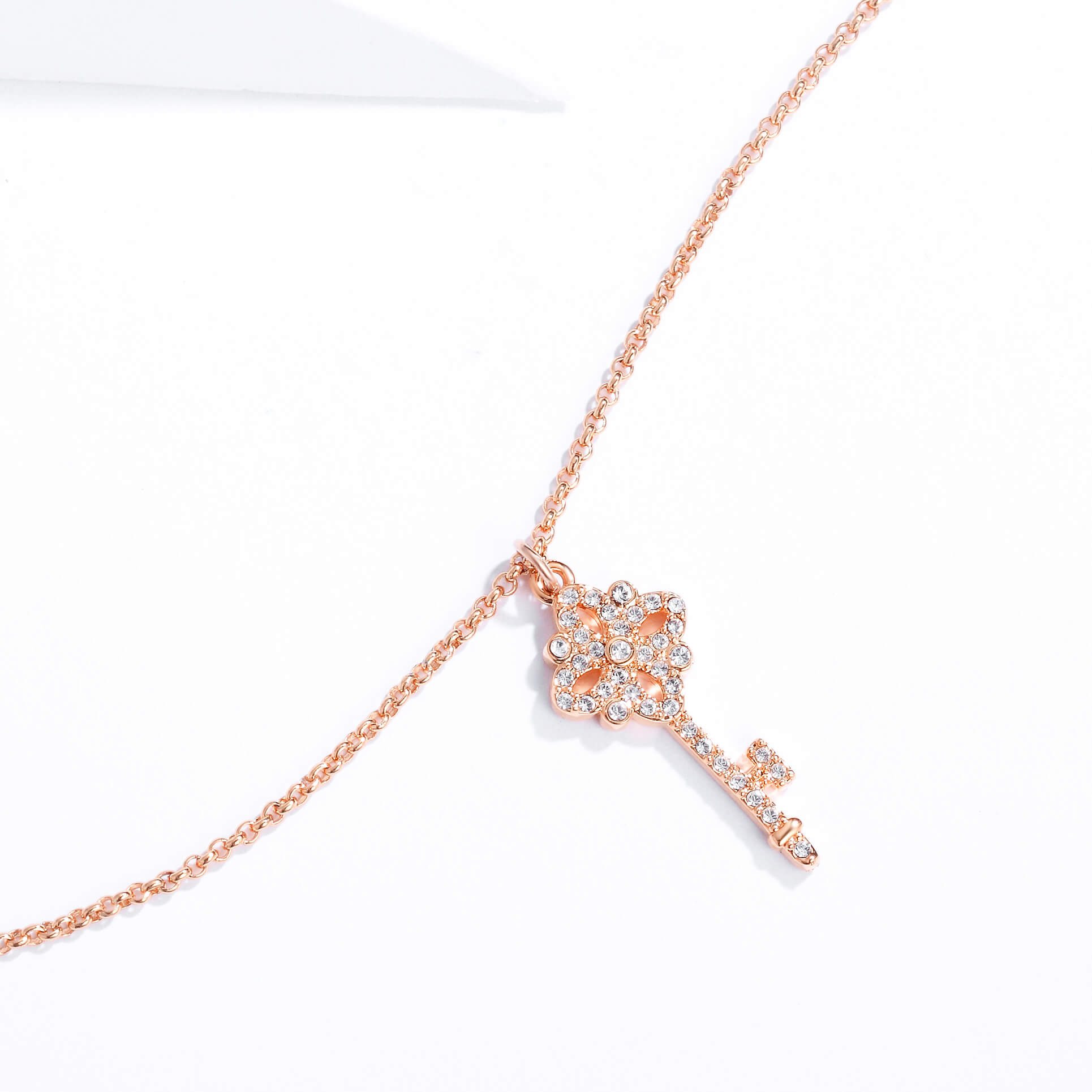 Victoria Key Pendant with Swarovski Crystals - Picture 11 of 12
