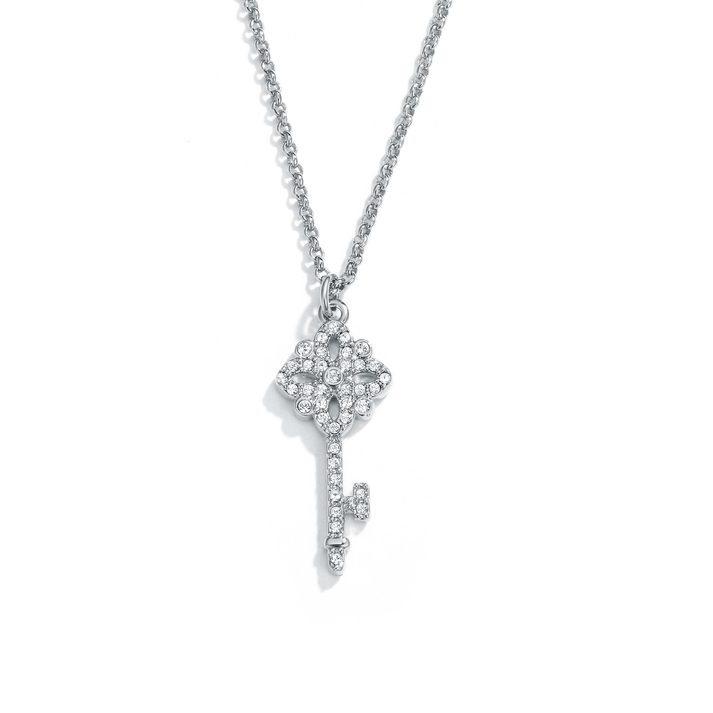 Victoria Key Pendant with Swarovski Crystals - Picture 7 of 12