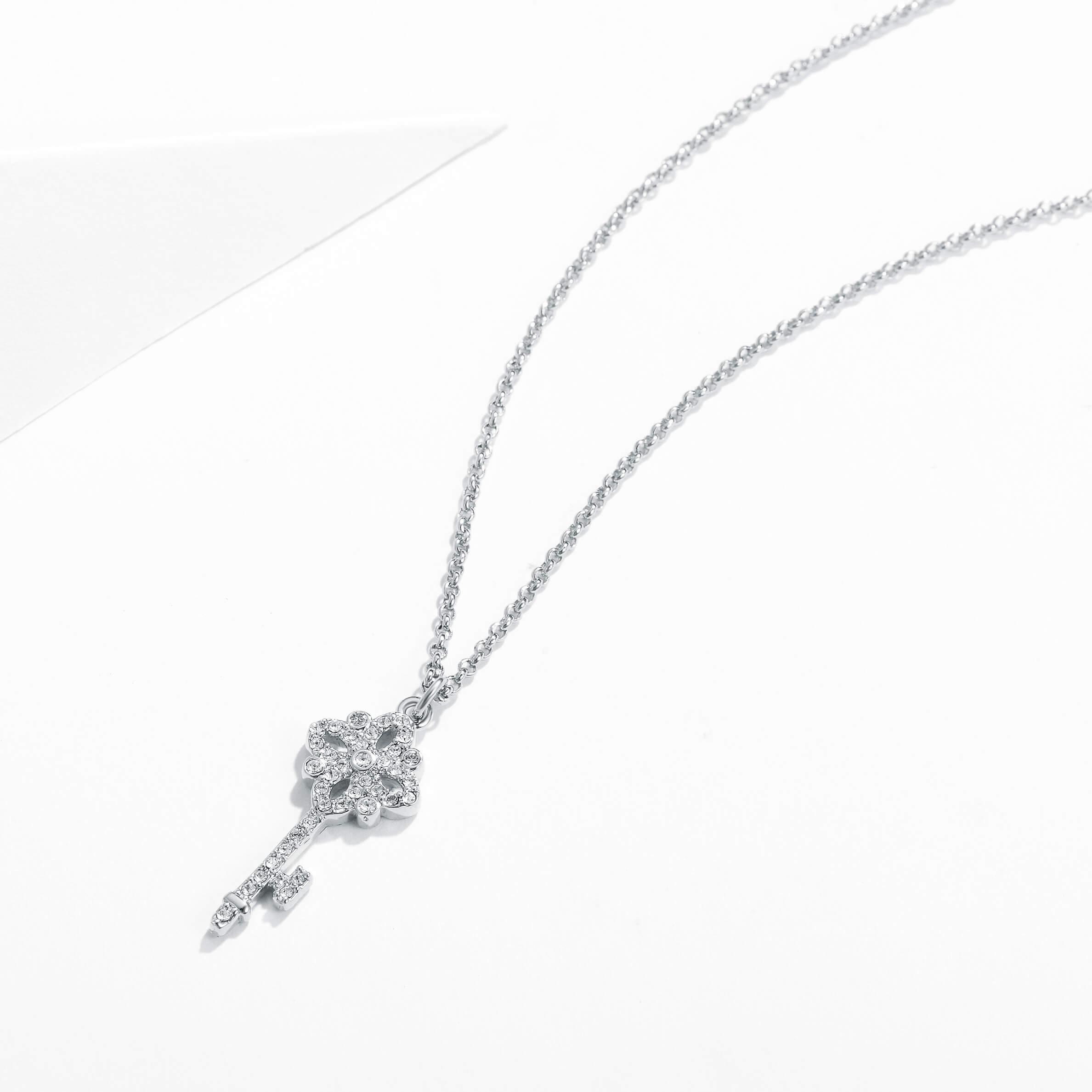Victoria Key Pendant with Swarovski Crystals - Picture 9 of 12