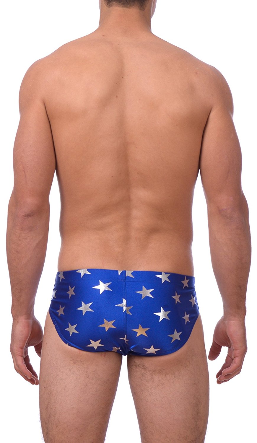 Gary Majdell Sport Mens USA American Flag Stars Hot Body Boxer Brief Swimsuit