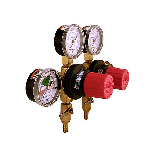 Taprite T752HP Two Product Dual Pressure Kegerator CO2 Regulator