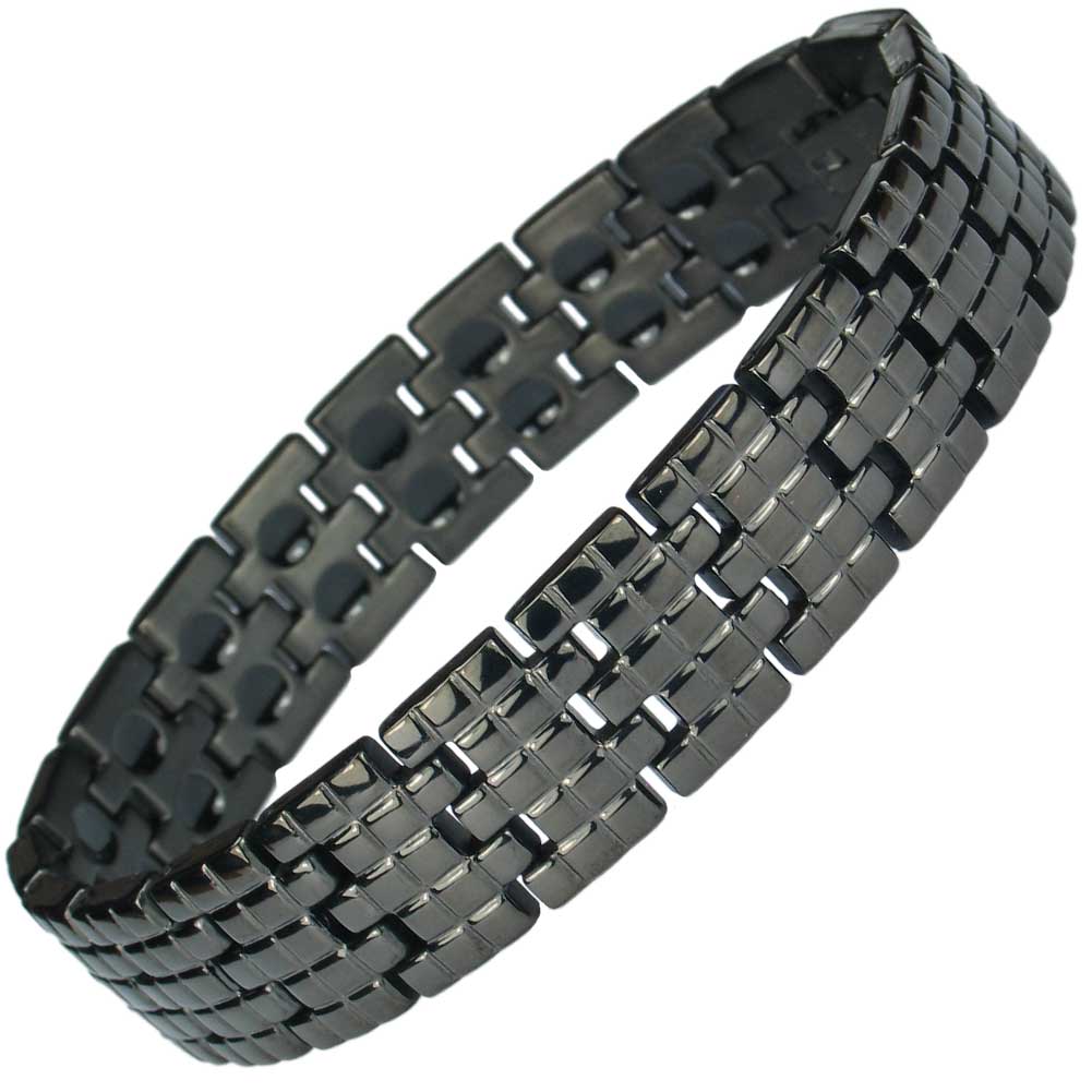 MPS® TITAN Black Titanium Bracelet for Men 5060457861901 eBay