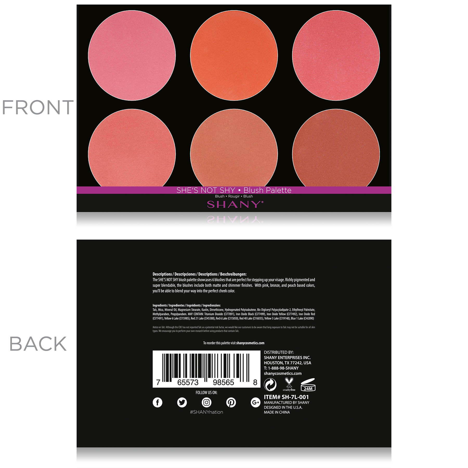 SHANY Masterpiece Makeup Kit - 7 Layer Refills - Picture 5 of 21