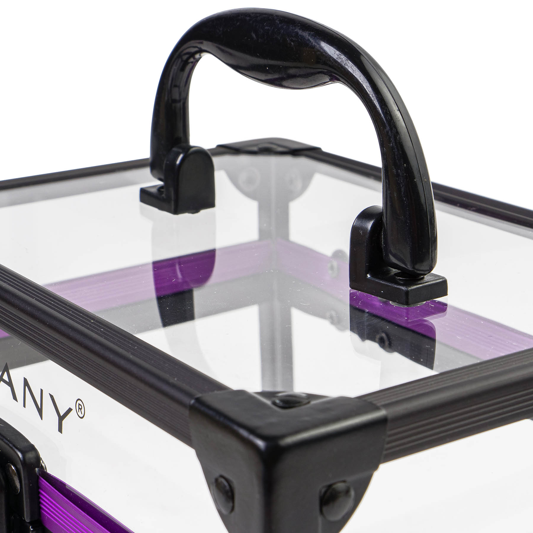 SHANY Clear Cosmetics and Toiletry Train Case with Secure Closure - 第 8/35 張圖片