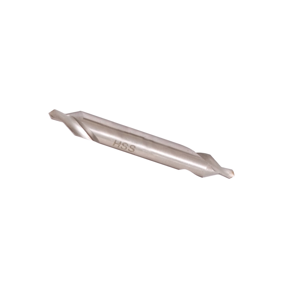 COMBINED DRILL /& COUNTERSINK #0 60 DEGREE 2 FLUTE HIGH SPEED STEEL CENTER DRILL