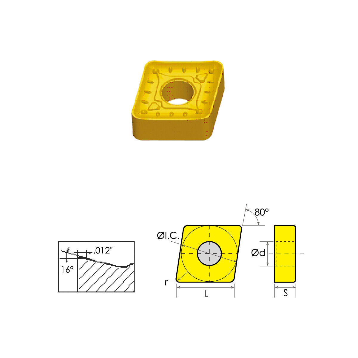 Maxx-Edge Carbide Turning Inserts CNMG 644-GR Grade ME1135 80° Diamond 10 Pack