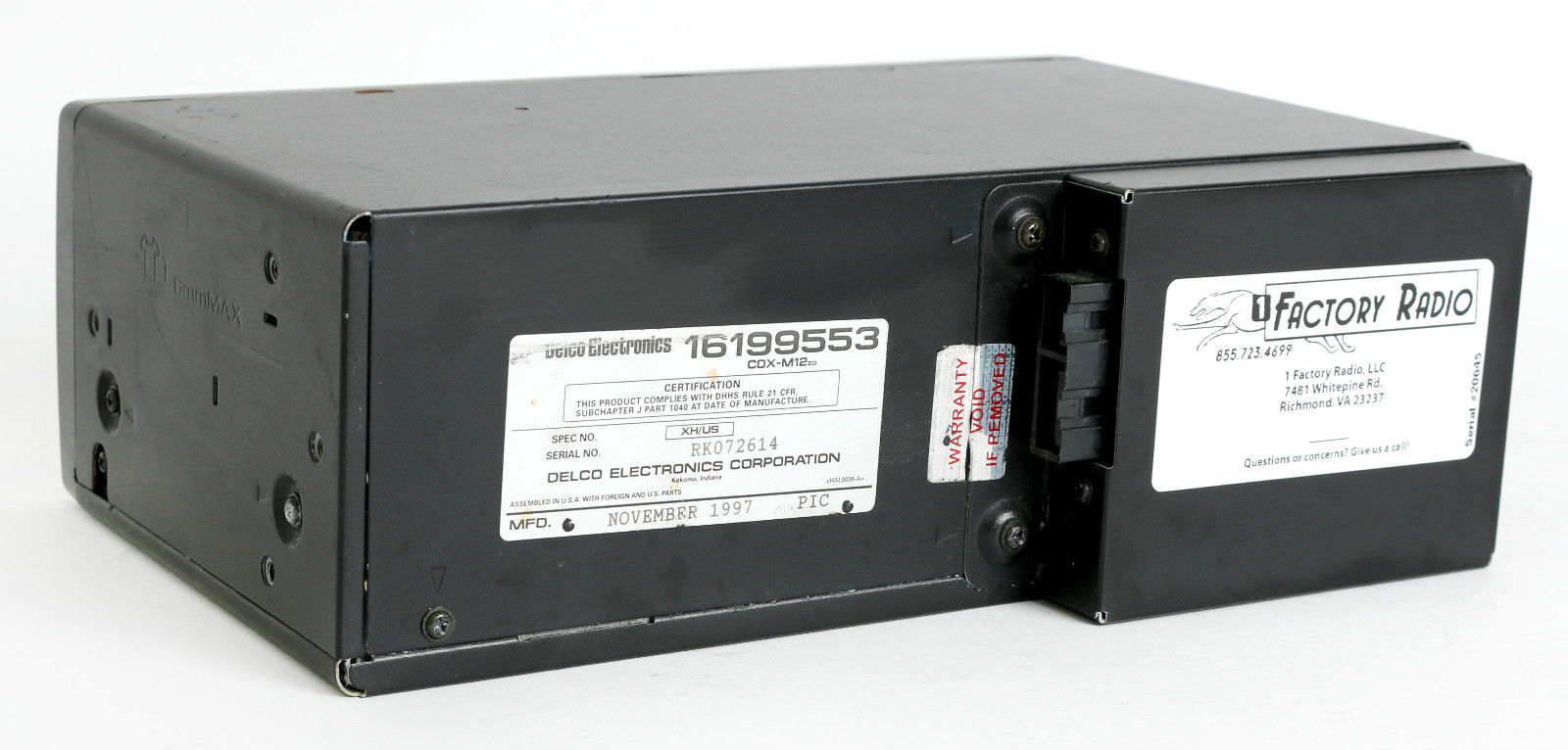GM Delco Car Truck 12 Disc CD Changer - 95-05 Chevy GMC Oldsmobile Buick Pontiac - 1 Factory Radio