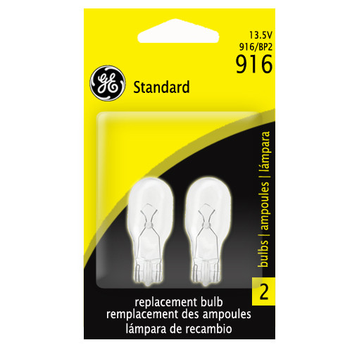 Philips 912-13W 12v T5 W2.1X9.5D Wedge Base Automotive Lamp 2 pk