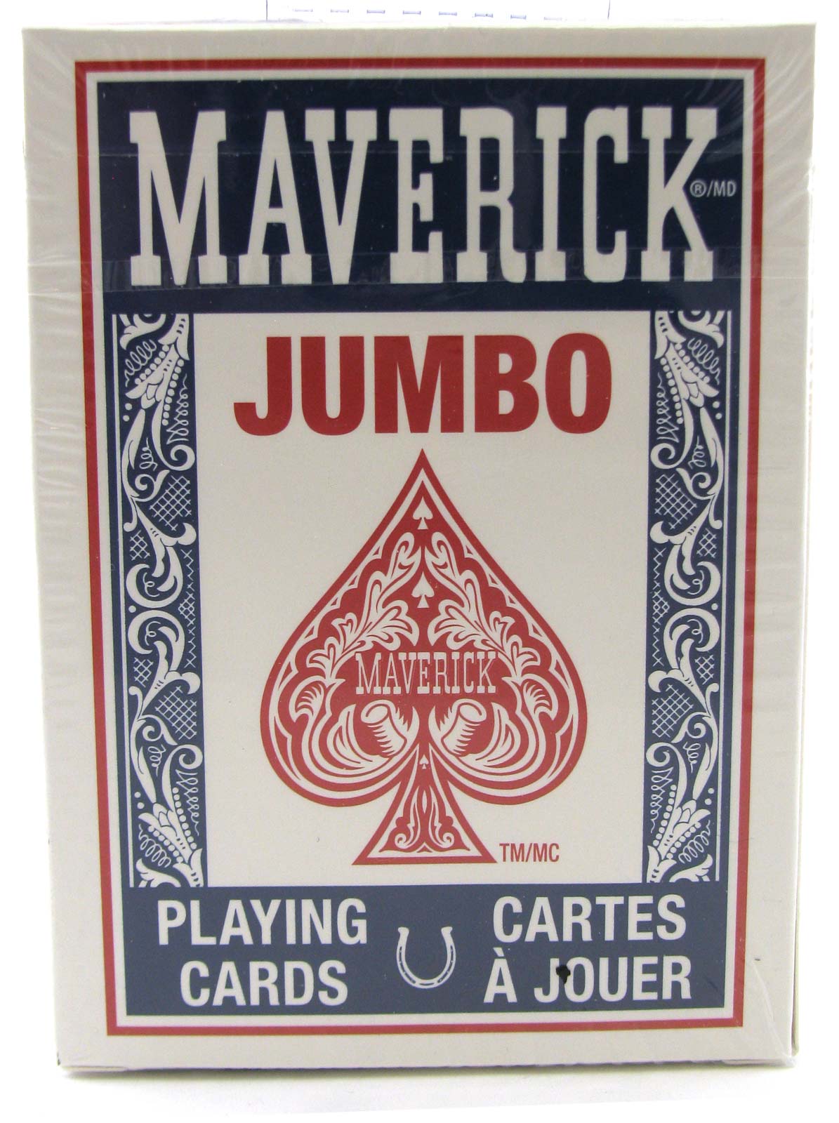 Maverick Jumbo Index Playing Cards 1 Sealed Blue Deck eBay