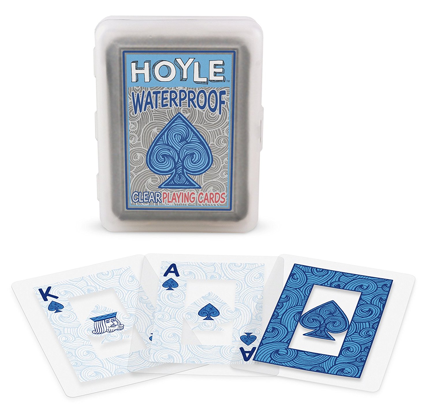 Hoyle Playing Cards Waterproof Clear Durable
