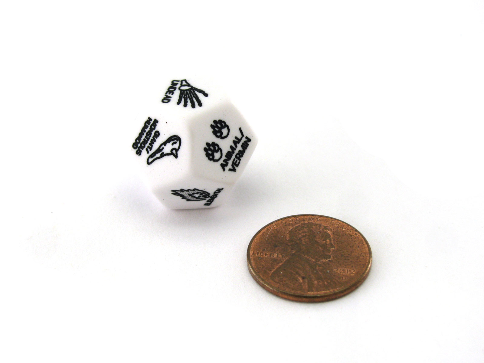 Chessex Custom Engraved 20mm D12 RPG Dice Monster Race Dice eBay