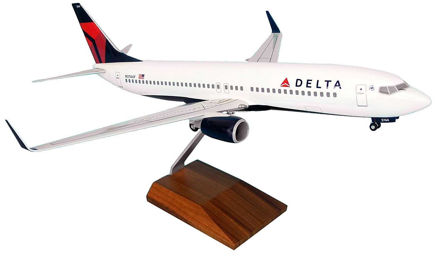 Daron Skymarks Supremes Model Airplane Delta 737800 1/100 Scale w