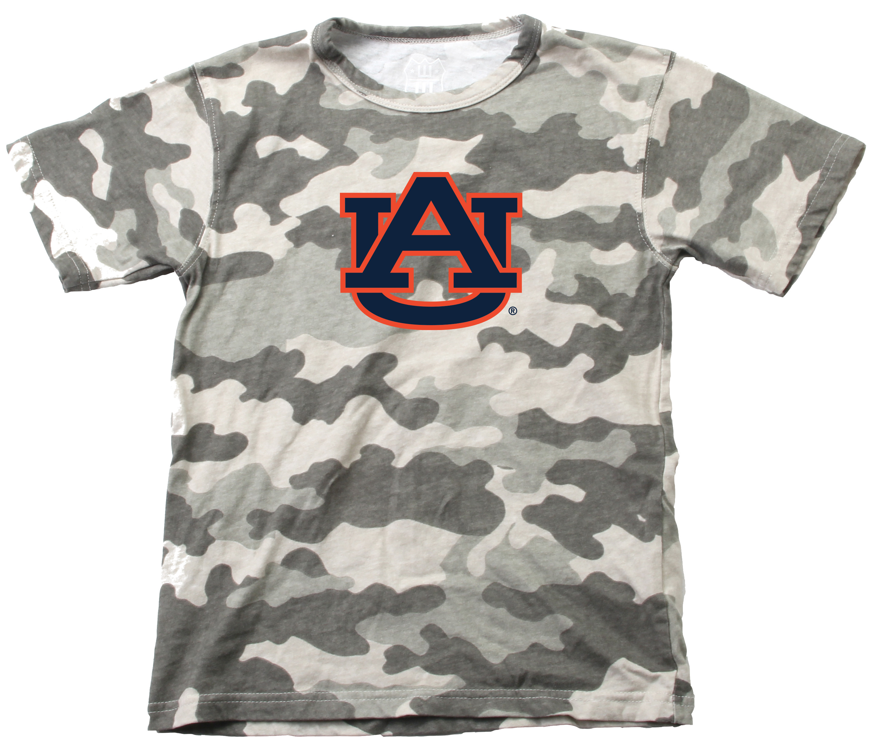 Kurzärmeliges T-Shirt Wes & Willy Auburn University Tigers Camouflage Jugend - Bild 1 von 2