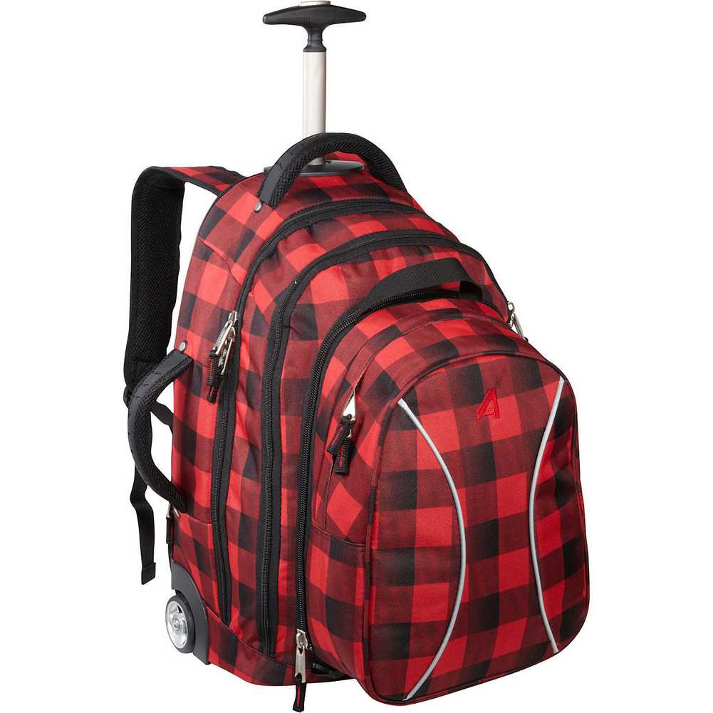 Athalon Luggage Wheeling Travel Backpack 15" x 11" x 3.5" 889 | eBay