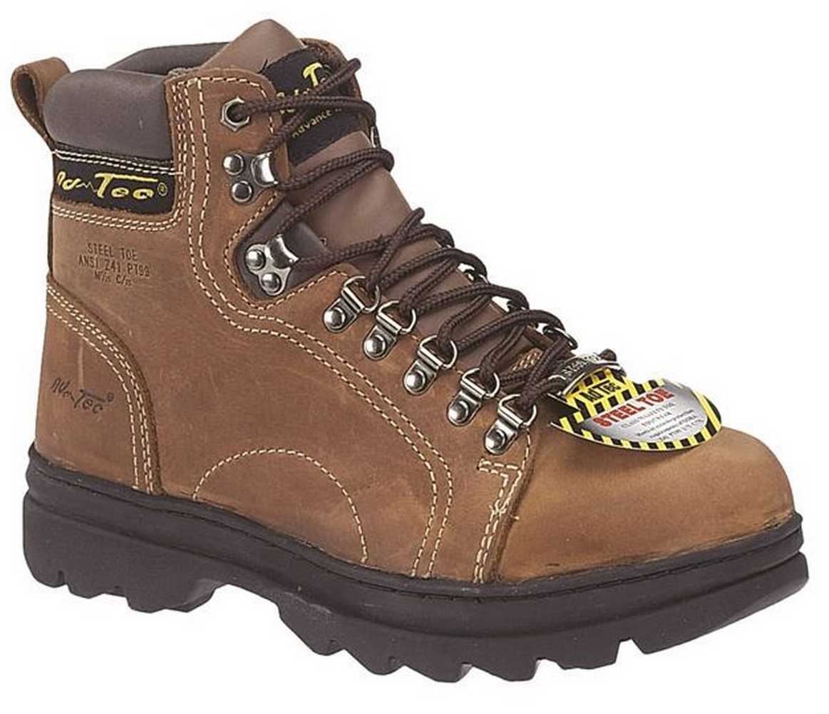 AdTec 1977 6” Steel Toe Hiker Boot Men’s AdTec Mens 6in Steel Toe Hiker Tan Work Boots – The Western  main image 4