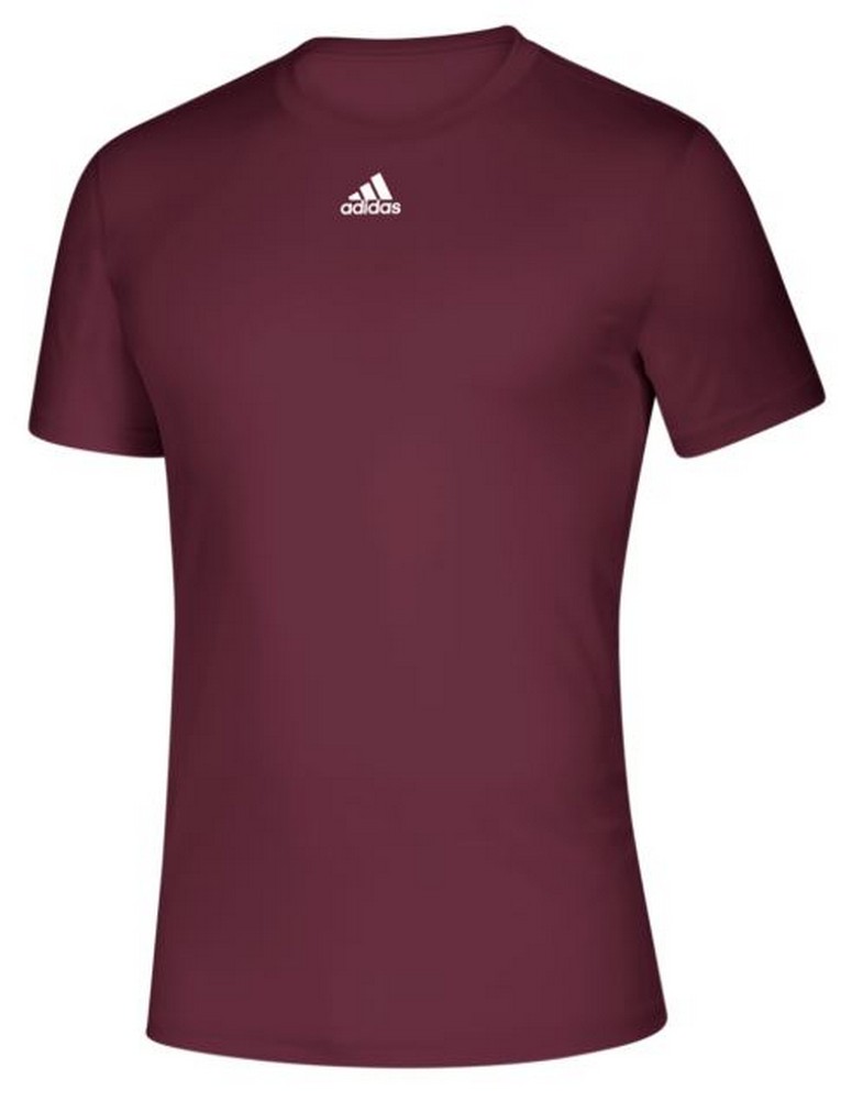 Adidas Men's Creator SS Athletic Tee T-Shirt Moisture Wick Drop Tail - Picture 7 of 11