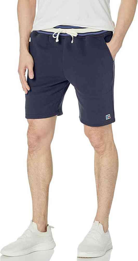Russell Athletic Men's Classic Solid Cotton Sweat Shorts with Pockets
