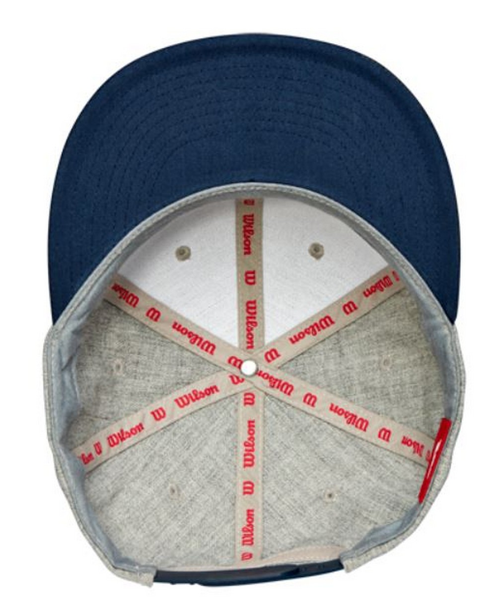 Wilson A2000 Patriotic Flag Heather Baseball Cap Hat Snapback WTA7104GYOSFM