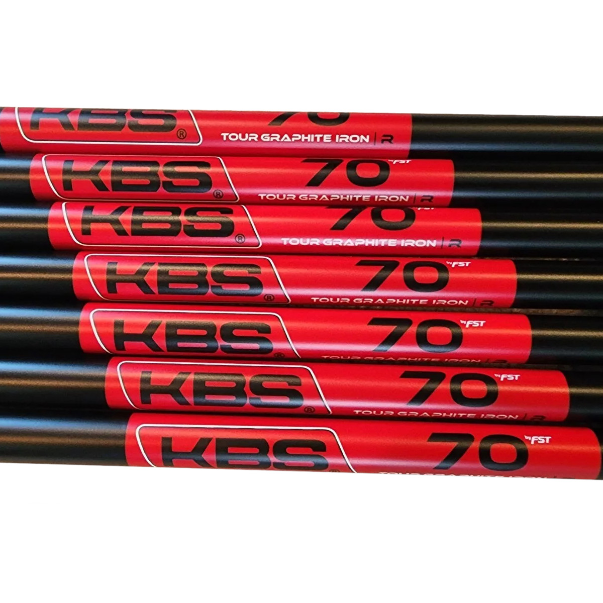 NEW Authentic KBS Tour Graphite 70 Iron Shafts Regular .370 Lot of
