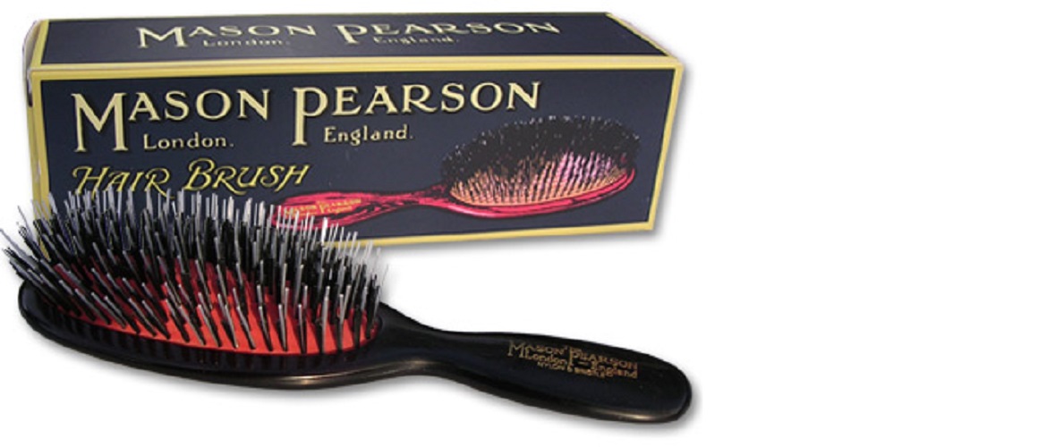 Mason Pearson BN4 Small Pocket Boar Bristle Nylon Tufts Hair Brush, Boxed, Gift eBay