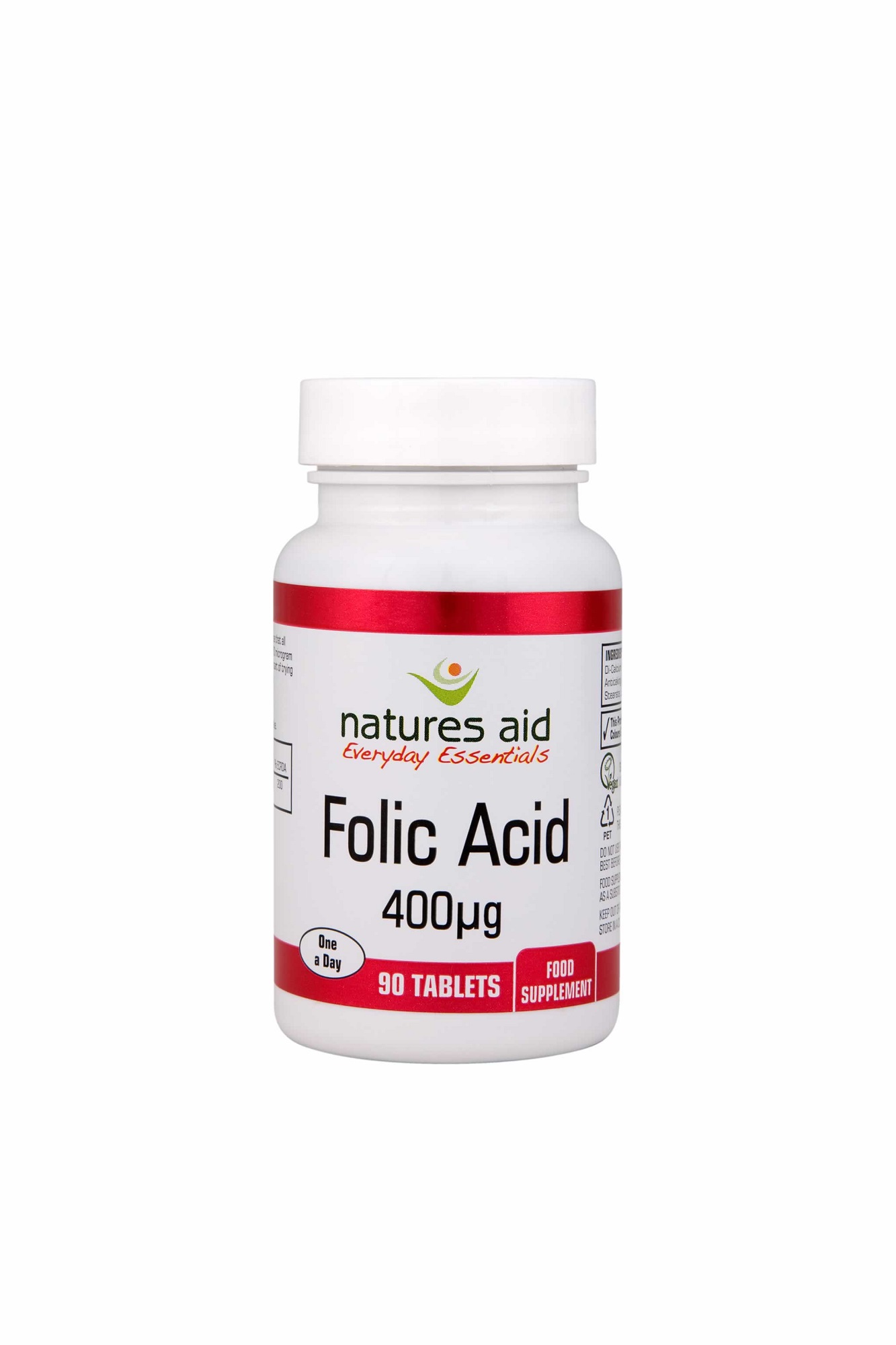 Natures Aid Folic Acid 400ug 90 Tablets 5023652150911 eBay