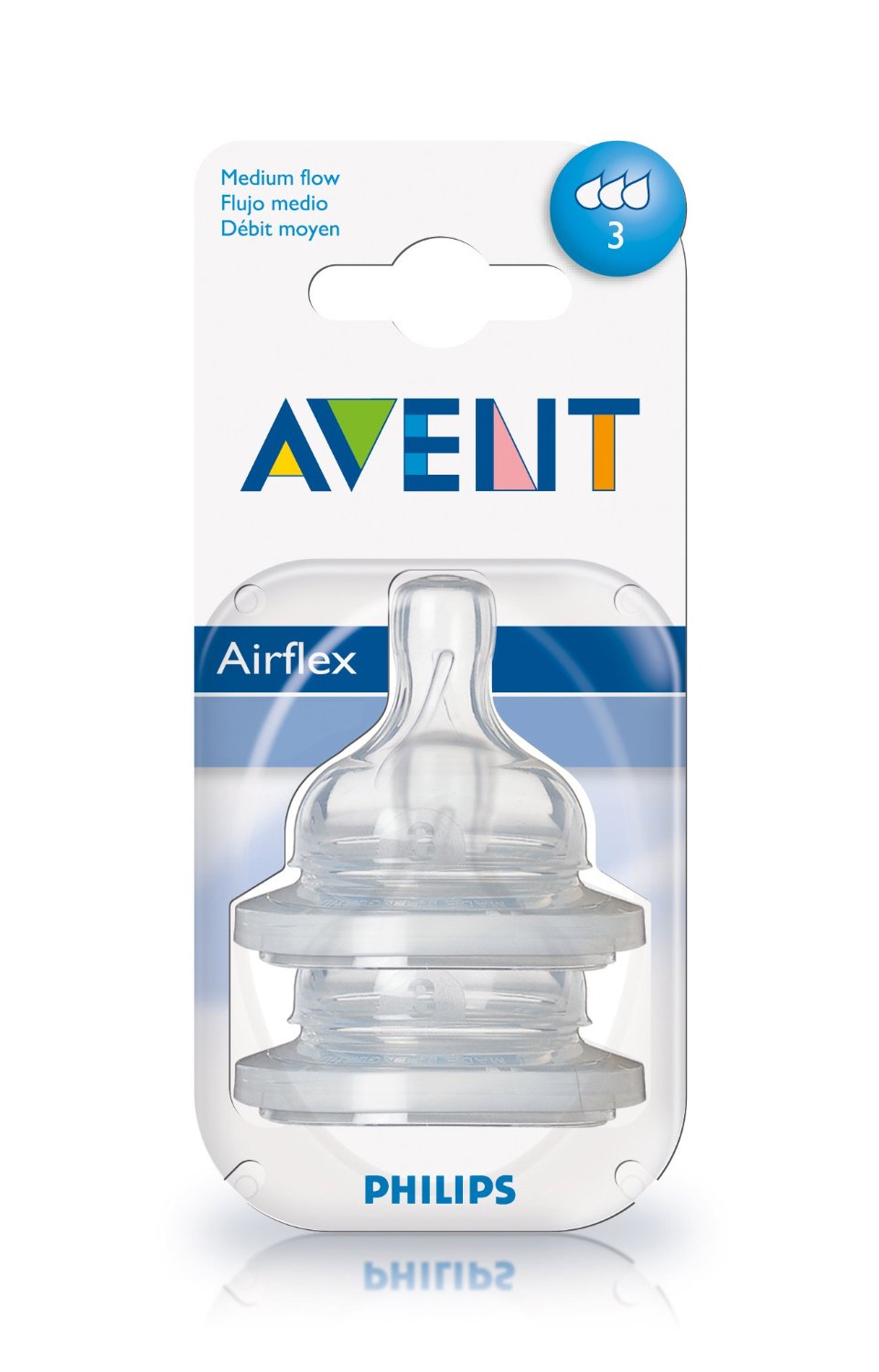 Avent Classic Teats Medium Flow 3m+