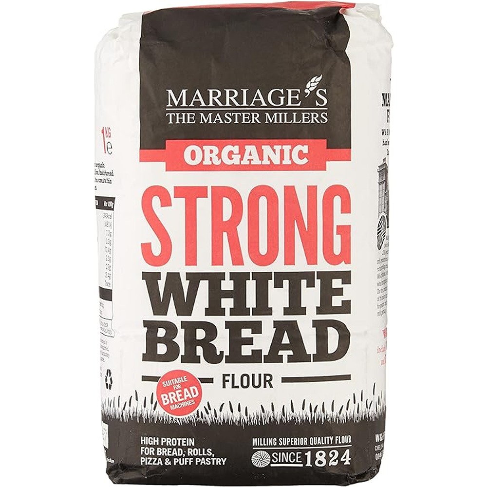 Organic Strong White Bread Flour 1kg Pack of 6 5011259055708 eBay