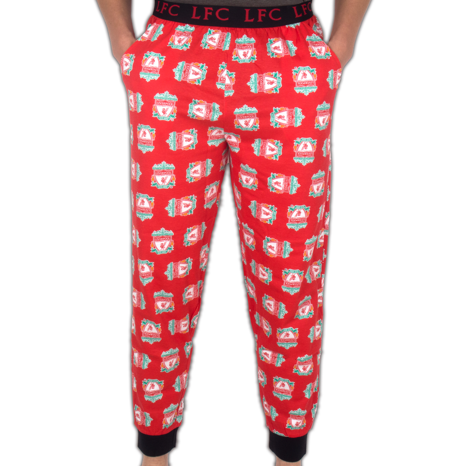Liverpool FC - Pantalones de pijama oficiales - Para hombre | eBay