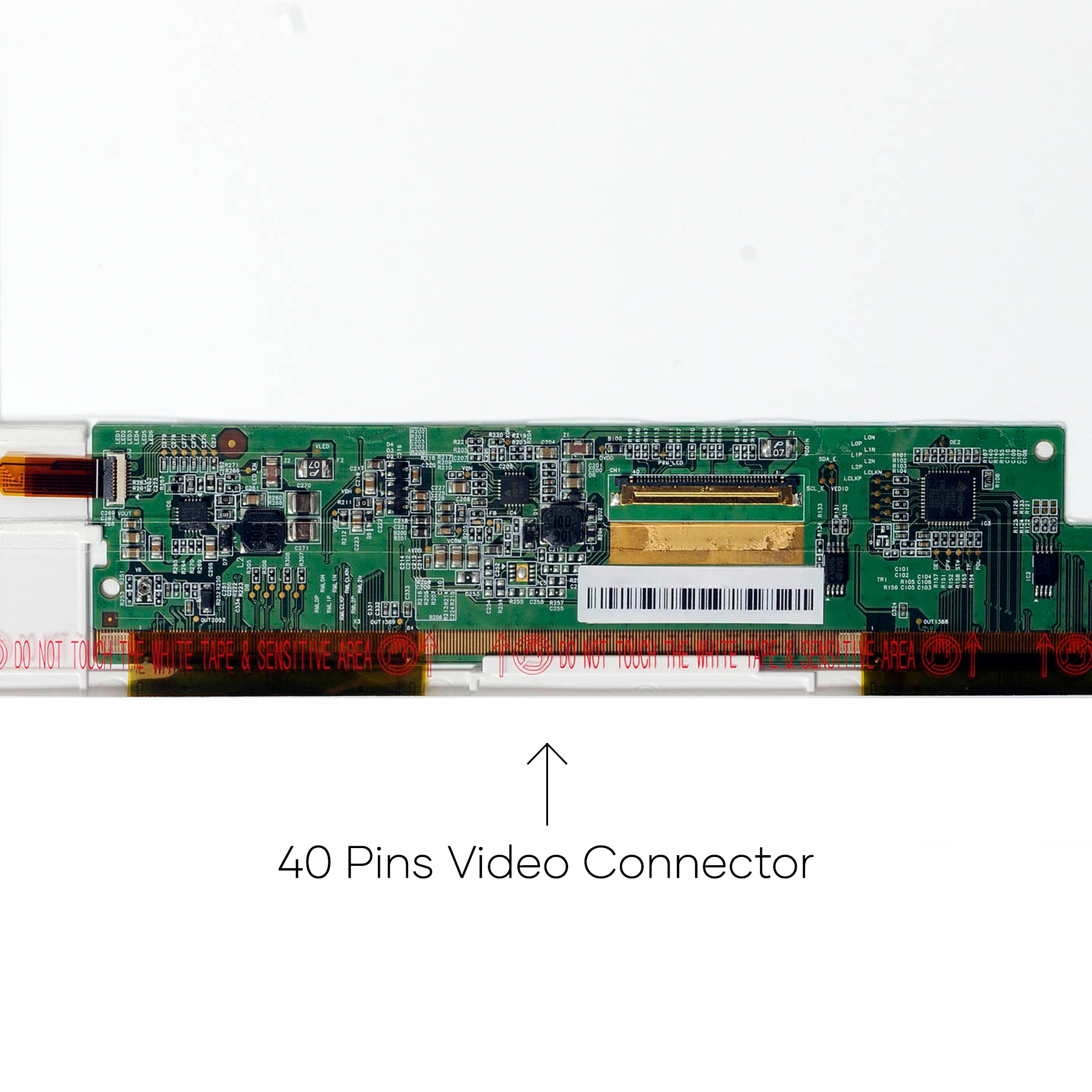 thumbnail image 2 of 15.6" Glossy LED LCD Screen For Gateway NE56R41U Laptop – 1366x768, 40-Pin 2 of 3