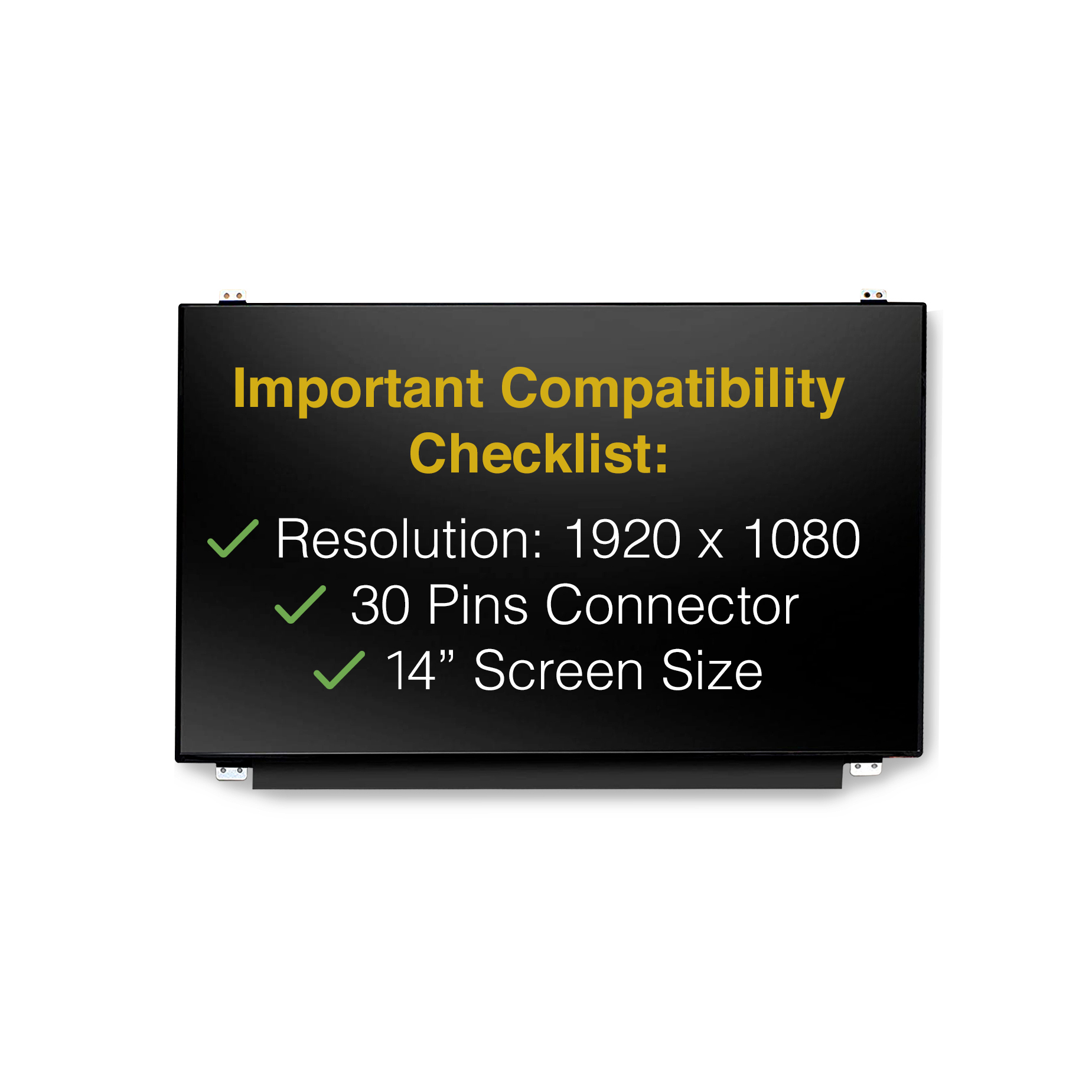 B140HTN01.C 30 Pins Screen Replacement LCD LED Display With Tools - Picture 3 of 7