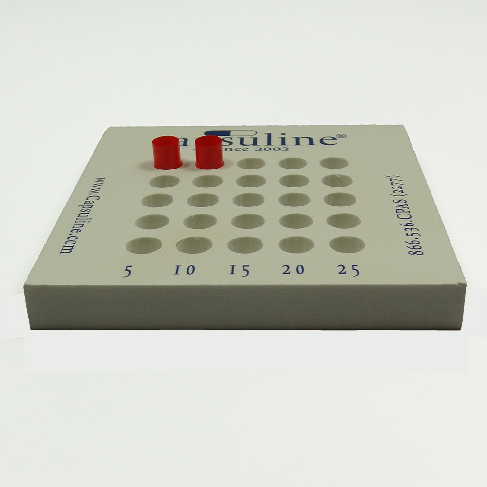 Capsuline Size 00 Capsule Holding Tray 25 Count eBay
