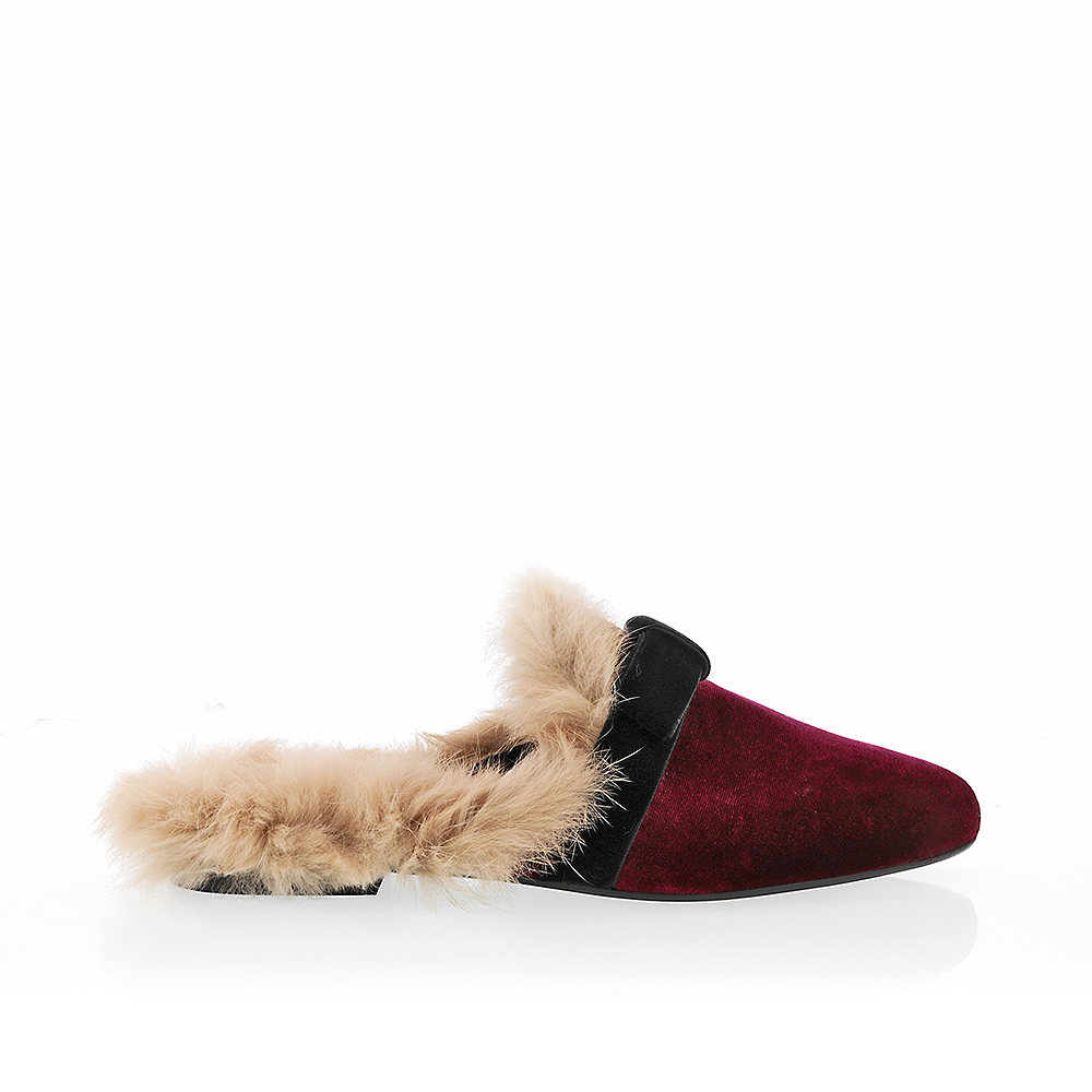 Amanda Gregory Velvet Niedrig Heel Heel Niedrig Slide With Bow e3a8ef Amanda Gregory Velvet Niedrig Heel Heel Niedrig Slide With Bow e3a8ef