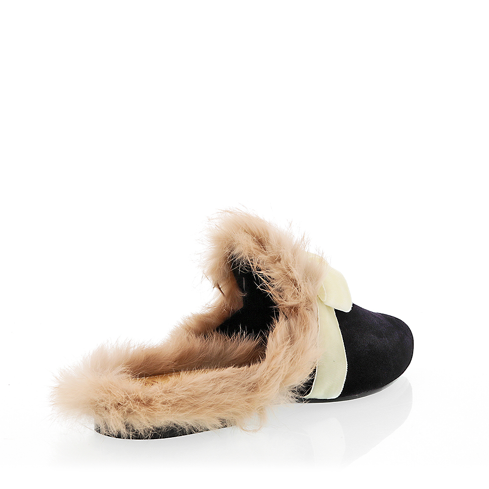 Amanda Gregory Velvet Niedrig Heel Heel Niedrig Slide With Bow e3a8ef Amanda Gregory Velvet Niedrig Heel Heel Niedrig Slide With Bow e3a8ef